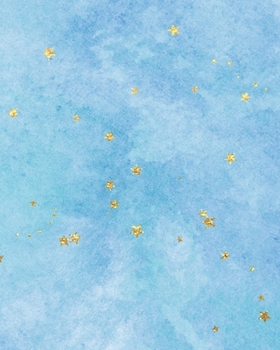 Starry Painted Skies Composition Notebook - Large Ruled Notebook - 8x10 Lined Notebook (Softcover Journal / Notebook / Diary)