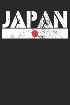 Paperback Notebook: Japan Gift Dot Grid 6x9 120 Pages Book