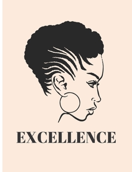 Paperback Black Excellence: Primary Composition Notebook with College Ruled Paper Book