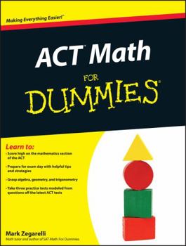 Paperback ACT Math For Dummies Book