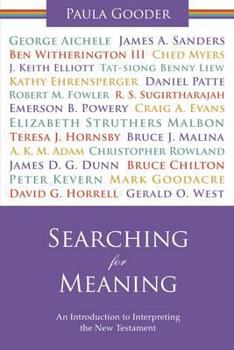 Paperback Searching for Meaning: An Introduction to Interpreting the New Testament. Paula Gooder Book