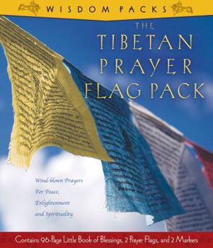 Paperback The Tibetan Prayer Flag Pack [With 2 Flags and Markers] Book