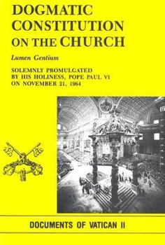 Paperback Dogmatic Const on Church Book