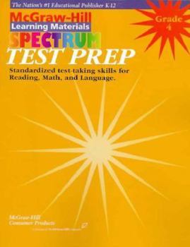 Paperback Test Prep Grade 4 Book