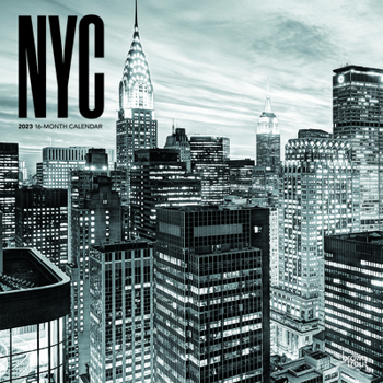 Calendar New York City Black & White 2023 Square Book