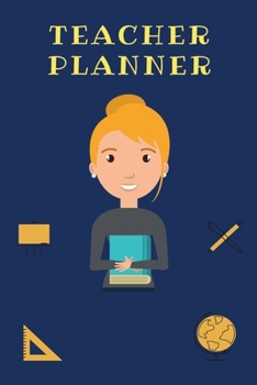 Paperback Teacher Planner Book