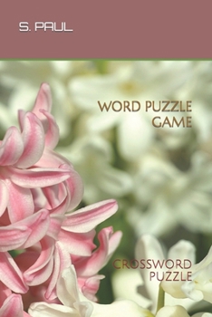 Paperback Word Puzzle Game: Crossword Puzzle Book