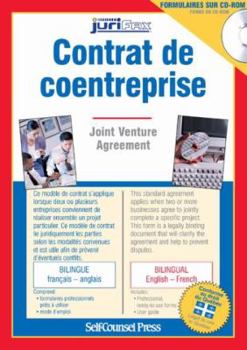CD-ROM Contrat de Co-entreprise: Joint Venture Agreement [French] Book