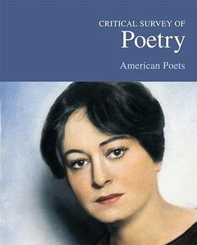 Hardcover Critical Survey of Poetry: American Poets: Print Purchase Includes Free Online Access Book