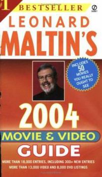 Mass Market Paperback Leonard Maltin's Movie and Video Guide 2004 Book