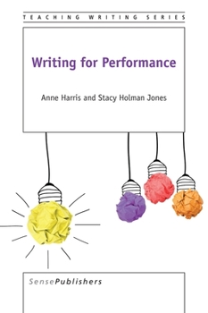 Paperback Writing for Performance Book