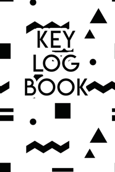 Paperback Key Log Book: Key Tracker Logger Inventory Checkout System Book