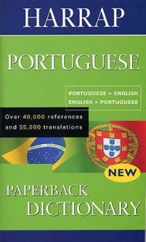 Paperback Harrap Portuguese-English/English-Portuguese Dictionary Book