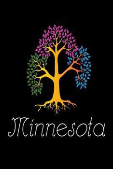 Paperback Minnesota: Tree Of Life MN US State Gift Notebook Book