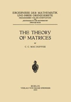 Paperback The Theory of Matrices Book