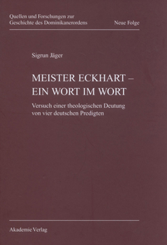 Hardcover Meister Eckhart - ein Wort im Wort [German] Book