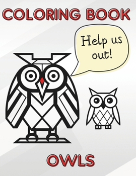 Paperback Coloring Book Owls Book