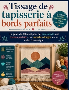 Tissage de tapisserie à bords parfaits: Le guide du débutant pour des côtés droits, une tension parfaite et de superbes designs sur un cadre économique. (French Edition)