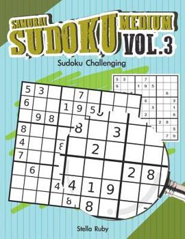 Paperback Samurai Sudoku Medium Vol.3: Sudoku Challenging [Large Print] Book