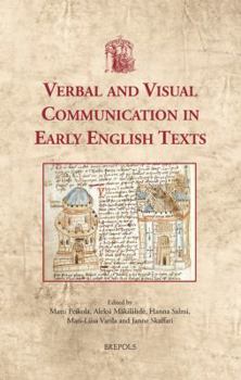 Hardcover Verbal and Visual Communication in Early English Texts Book