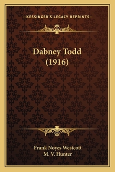 Paperback Dabney Todd (1916) Book