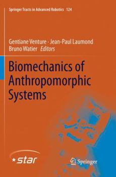 Paperback Biomechanics of Anthropomorphic Systems Book