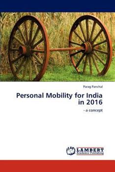 Paperback Personal Mobility for India in 2016 Book