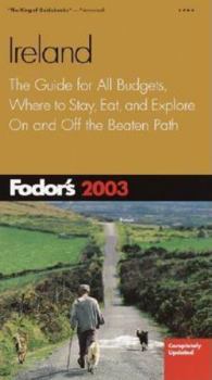 Paperback Fodor's Ireland 2003 Book