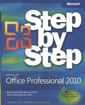 Paperback Microsoft Office Professional 2010: Step by Step Book