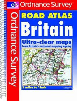 Spiral-bound Ordnance Survey Road Atlas: Britain 2000 Book