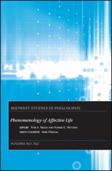 Paperback Phenomenology of Affective Life, Volume XLI Book