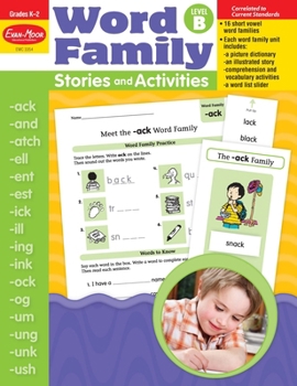 Paperback Word Family Stories and Activities, Kindergarten - Grade 2 (Level B), Teacher Resource Book