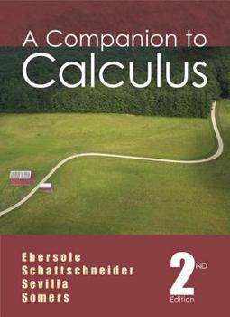 Paperback A Companion to Calculus Book
