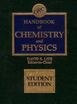Hardcover CRC Handbook of Chemistry and Physics: Special Student Edition, 77th Edition Book