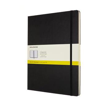 Hardcover Moleskine Notebook, XXL, Squared, Black, Hard Cover (8.5 X 11) Book