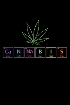 Paperback Cannabis: Journal / Notebook / Diary Gift - 6"x9" - 120 pages - White Lined Paper - Matte Cover Book