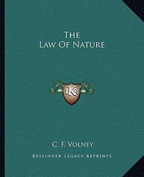 Paperback The Law Of Nature Book