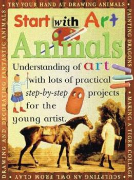 Paperback Animals, Start with Art PB Book