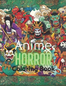 Paperback Anime Horror Coloring Book