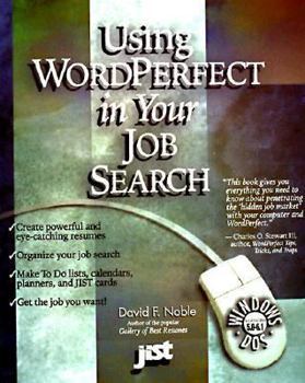 Paperback Using WordPerfect in Your Job Search Book