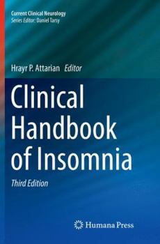 Paperback Clinical Handbook of Insomnia Book