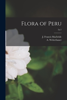 Paperback Flora of Peru; 5a.1 Book
