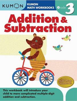 Paperback Kumon Grade 3 Addition & Subtraction Book