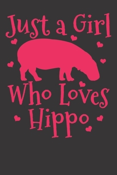 Notebook: Hippo Lover Hippopotamus Animal Cute Gift Dot Grid 6x9 120 Pages