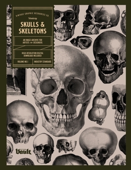 Paperback Skulls and Skeletons: An Image Archive and Anatomy Reference Book for Artists and Designers: An Image Archive and Drawing Reference Book for Book