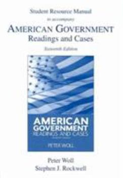 Paperback American Government: Readings and Cases: Study Guide Book
