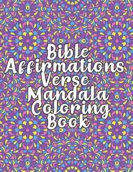 Paperback Bible Affirmations Verse Mandala Coloring Book