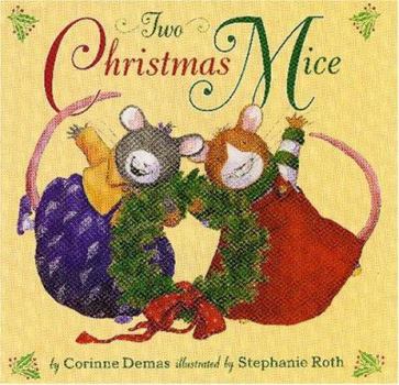 Hardcover Two Christmas Mice Book