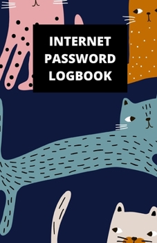Paperback Internet Password Logbook: (5.5 x 8.5 in, 110 pages): Password Journal, Logbook, Login and Private Information Keeper, Notebook Book