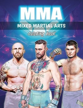 Paperback MMA (Mixed martial arts) Coloring book